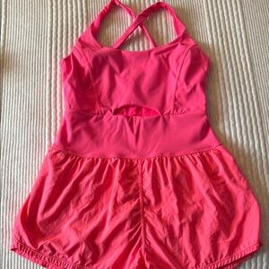 Women's Pink Halter Jumpsuit